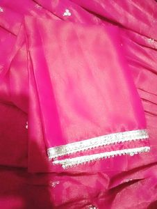 Dimond mirror work Embroidered Gown