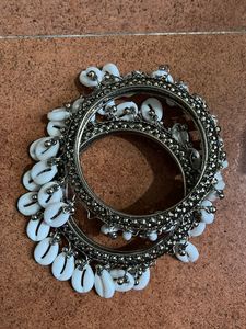 Boho Chic Cowrie Shell Bangles