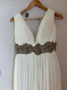 Elegant White Maxi Dress /Gown