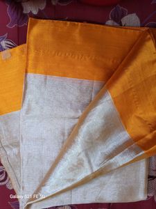 Orange Colour Tissue Saree