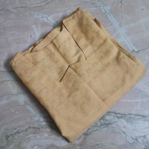 Elegant Mustard Beige Kurta