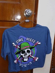 💙 ONE PIECE Graphic Crop T-Shirt