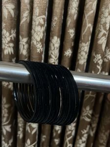 Black velvet bangles
