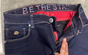 Navy Blue Jeans For Men