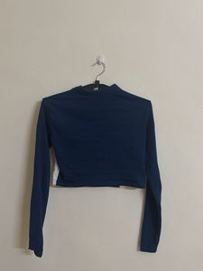 Cropped Long Sleeve "Brooklyn" Top