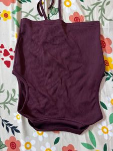 Ruched Collared Sleeveless crop Top