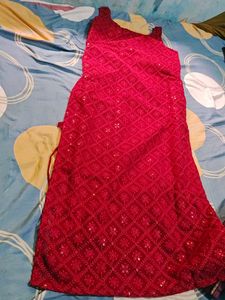 Stunning Red Ethnic Gown