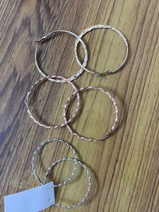 Set of 3 Hoop Earrings