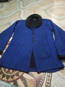 Black And Blue Woolen Sweater