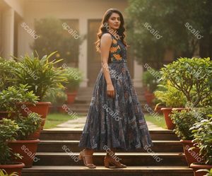 Embroidered Ethnic Gown