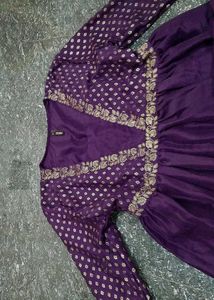 Purple Kurta Set