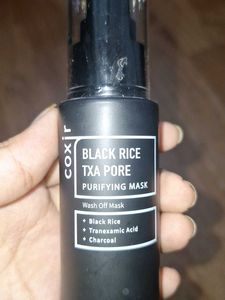 Coxir Black Rice TXA Pore Purifying Wash Off Mask