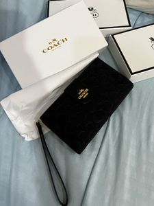 Coach Black Signature Wallet