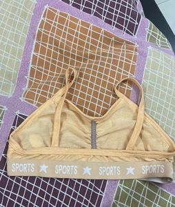 Peach Sports Bra