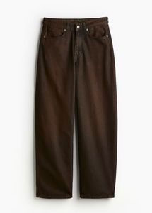 H&M Brown Wide Leg Jeans
