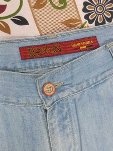 Light Wash Wide Leg Jeans