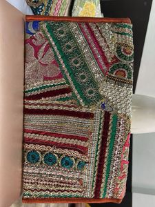 Boho Chic Embroidered Clutch