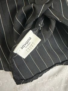 Chic Pinstripe Sleeveless Vest Top