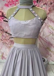 Elegant Lavender Lehenga Choli Set