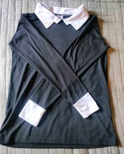 Stylish Black Long Sleeve Top