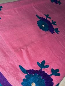 Pink Embroidered Kurti
