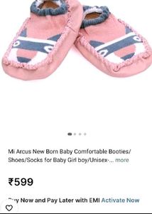baby booties  upto 9 months
