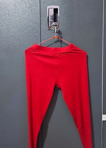Three Leggings Red White And Black