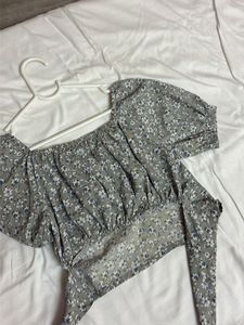 back tie crop top