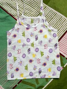 Cute Printed Baby Tank Top