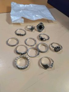 Vembly Vintage Ring Set (12 Pcs) – New