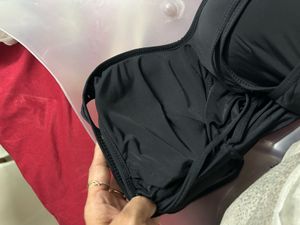 Black Bikini Top Tankini Style