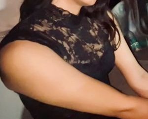 Black Lace Mock Neck Top