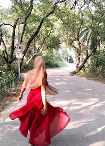 Elegant Red long Dress