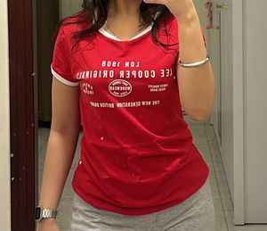 Lee Cooper Red Graphic T-Shirt