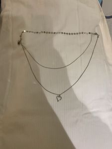 Layered Heart Pendant Necklace