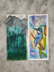 Handmade Watercolor Art - Nature Scenes