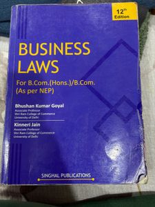 Business Laws for B.Com