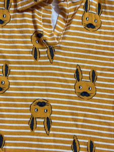 Cute Yellow Bunny Polo Shirt