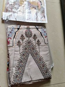 embroidery work dress material