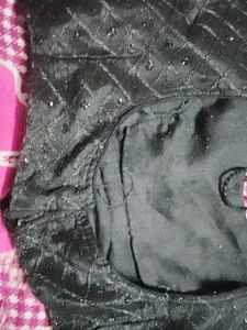 Embellished Black stiched blouse with margin