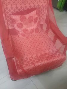 Vibrant Red Dress Material for Custom Outfits