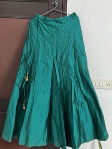 Stunning Teal Lehenga Choli with Pink Blouse
