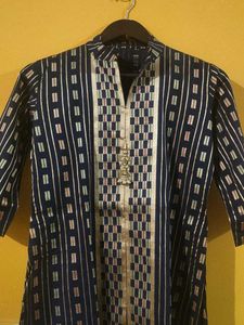 Striped Patterned Tunic Dress