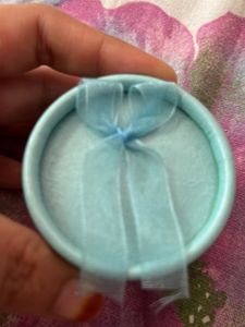 Very Cute Ring Box Light Blue In Colour