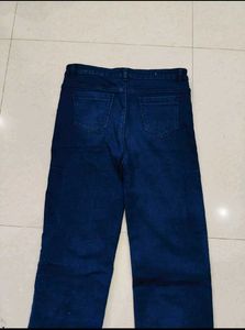 Denim Shirt and Wide Leg Jeans Set