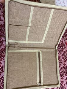 Brand New Lotus Designed Jute Bag