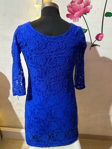 Blue Lace Cute Dress💙