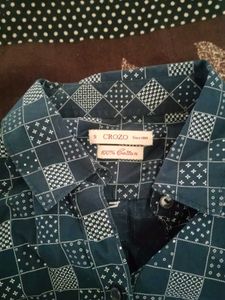 Men's Navy Checked Casual Shirt