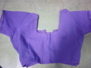 Saree With Stitched Blouse