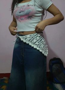 Crochet Waist Scarf